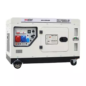 DG11000 Stromerzeuger 8kW 4-Takt Diesel Generator Notstromaggregat 230V - 400V - Bild 1 von 7