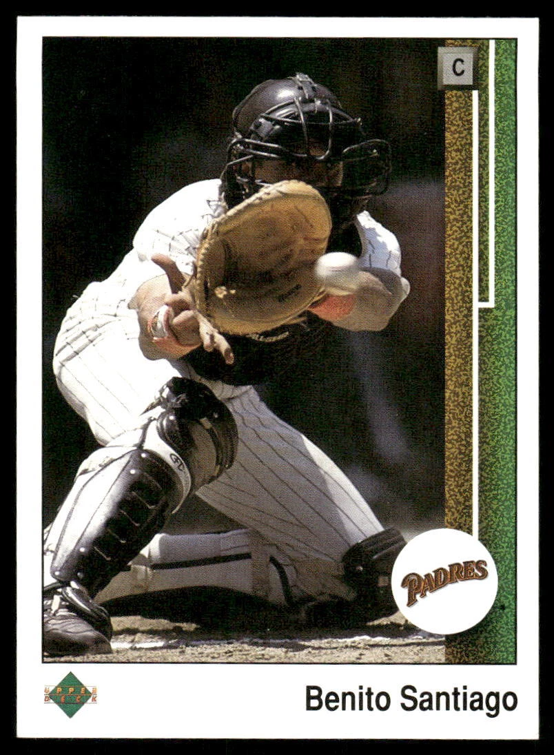 Benito Santiago 1989 Upper Deck #165 San Diego Padres
