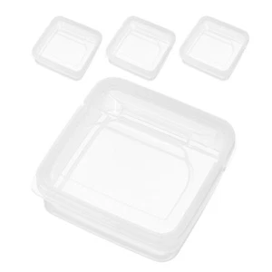 4 Pezzi Burro Formaggio Crisper Keeper per Frigorifero Contenitori Alimenti Freschi - Foto 1 di 12