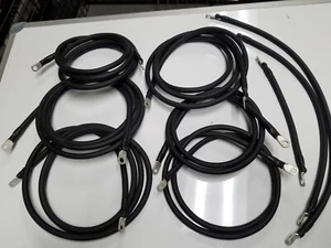 6 SEATER EZGO SHUTTLE GOLF CART BATTERY CABLE SET 2 AWG - Picture 1 of 1