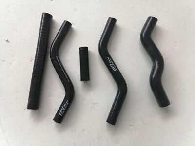 Manguera de radiador de silicona negra Fit Honda CR125R CR 125 R CR125 2 tiempos 1989 89 Foto 1 de 4