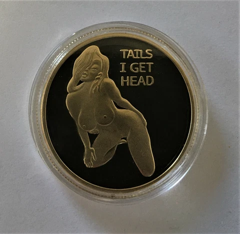 Heads Or Tails Good Luck Challenge Coin #1 (Special Forces SEAL Airborne SOI) Cover