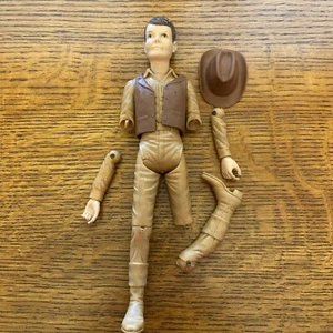 VTG Marx JAMIE WEST COWBOY ACTION FIGURE Damage From Wagon Accident Johnny West - Picture 1 of 8
