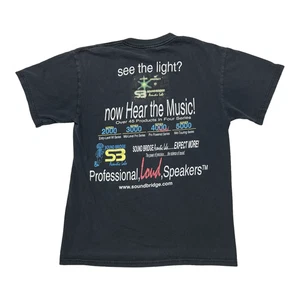 Sound Bridge Acoustic Labs Shirt Mens Large Promo Graphic Loud Speakers Music Te - Picture 1 of 9