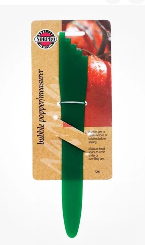 Norpro 591 Verde Elimina Fácilmente Burbujas de Aire Burbuja Popper/Medidor Foto 1 de 1