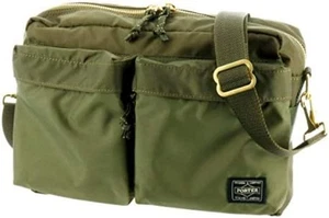 BOLSO DE HOMBRO YOSHIDA KABAN PORTER FORCE S 855-05457 Oliva Envío gratuito con seguimiento # Japón - Imagen 1 de 9