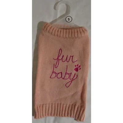 Cachorro Perro Top Suéter Piel Bebé Rosa Talla Pequeña Cachorro Pata Estampado Nuevo Wag-A-Tude Foto 1 de 4