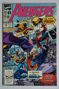 THE AVENGERS # 316 - 319 : VERY FINE- (Grade 7.5) : APRIL -JULY 1990. (Lot of 4) - Picture 1 of 12