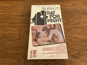 Truffaut's Day For Night 1973 VHS SEALED New 1989 English Ver French Cinema OOP - Imagen 1 de 2