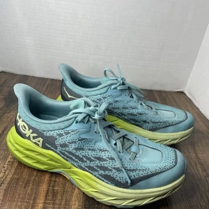 Hoka Speedgoat 5 NBY 1123158 Blue Citron Shoes Womens Size 7.5b - Picture 1 of 6