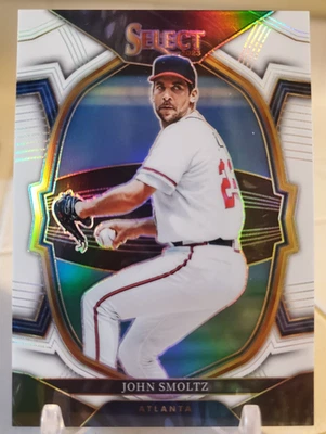 JOHN SMOLTZ 2023 Select Concourse Prizm Refractor Card ATLANTA BRAVES HOF #/149 - Image 1 of 2