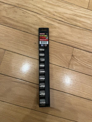 Craftsman 9pc  Socket Set 6 Point 3/8" Drive Made In USA 934537 New Old Stock - Image 1 of 4