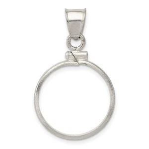 Wideband Distinguished Coin Jewelry Sterling Silver Polished 19.1 x 1.5mm $0.... - Picture 1 of 4