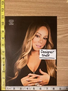Mariah Carey In Black Dress 2018 Scene Magazine Photograph - Picture 1 of 1