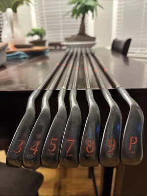 PowerBilt TPS Iron Set Melonite Factory Steel Regular  3-PW (Missing 6 Iron) - Image 1 of 4