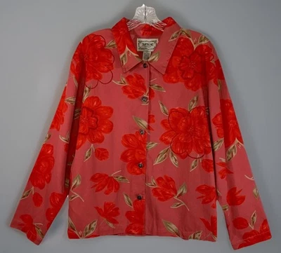 Chaqueta vaquera floral rosa para mujer Tantrums talla S bordada con cuentas vintage Foto 1 de 4