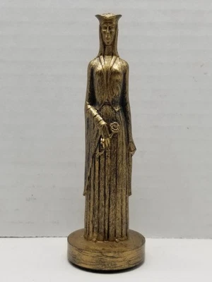 Juego de ajedrez Peter Ganine Conqueror 1962 pieza de repuesto reina dorada medieval Foto 1 de 4