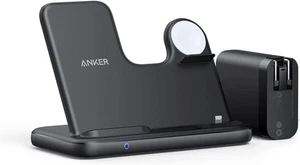 Anker 544 Wireless Charger with 60W Quick Charge Adapter, 5ft Cable A2575 BLACK - Picture 1 of 5