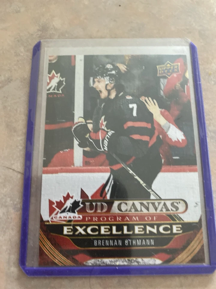 2024-25 Brennan Othmann Ud Canvas Program Of Excellence Team Canada/rangers - Image 1 of 1