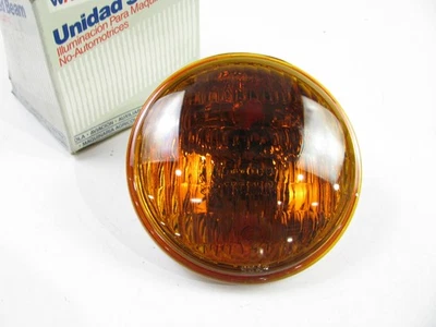 Wagner 4414A Amber Sealed Beam Lamp Light Bulb, PAR36 18 Watt, 12 Volt - Image 1 of 3