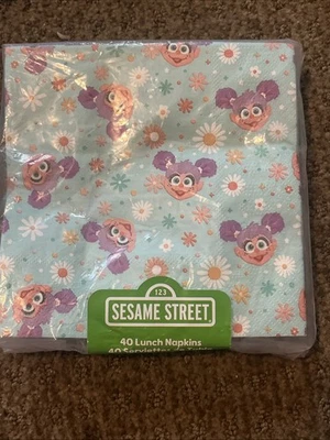 "Servilletas de almuerzo Abby Cadabby Plaza Sésamo 40 12 7/8"" suministros de fiesta nuevas" Foto 1 de 4