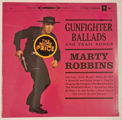 SEALED MARTY ROBBINS GUNFIGHTER BALLADS COLUMBIA 8158 VINYL LP RECORD - Image 1 of 4