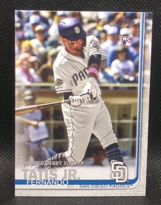 Fernando Tatis Jr. 2019 Topps Update #US56 RC Rookie Debut San Diego Padres - Image 1 of 2