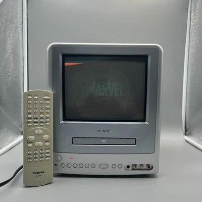 Toshiba MD9DM1R 9" CRT Color TV DVD Player Combo w/ OEM Remote Works! - Image 1 of 4