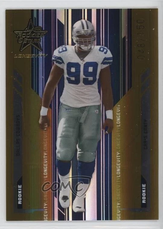2005 Leaf Rookies & Stars Longevity Rookie Gold /150 Chris Canty #153 RC - Image 1 of 2