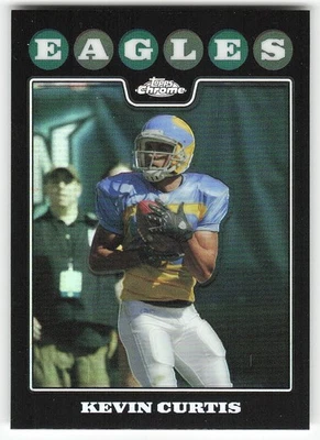2008 Topps Chrome #TC66 Kevin Curtis FOOTBALL Philadelphia Eagles - Image 1 of 2