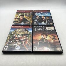 Harry Potter Games (Sony Playstation 2) PS2 Bundle of 4 chamber goblet quidditch