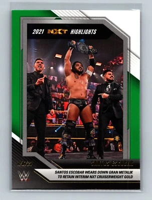 2022 Panini WWE NXT - 2021 NXT Highlights #1 Santos Escobar - Image 1 of 2