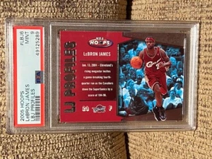 2005 Hoops Lebron James PSA 9 LBJ6 Profiles Card NEW CLEAN CASE - Picture 1 of 1