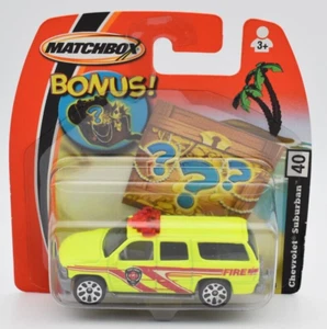 Matchbox Superfast #40 Chevrolet Suburban Fire green. MBX 2005. short blister - Picture 1 of 1