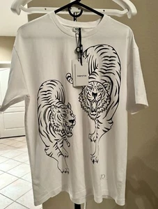 Kenzo Paris Tiger Tee T-shirt White XL New With Tags - Picture 1 of 4