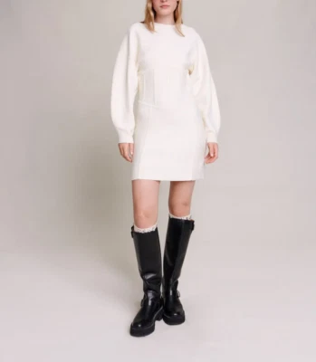 Vestido para mujer Maje talla 38 FR/M jersey mezcla de lana MFPRO03057 Foto 1 de 4