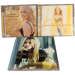 Carrie Underwood CD Lot ~ Play On, Carnival Ride, Some Hearts - Imagen 1 de 12