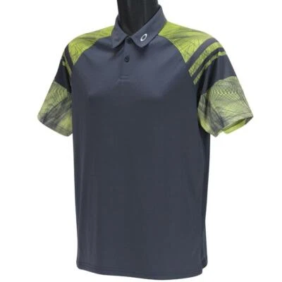 Oakley Aero Sleeve Graphic Polo Mens Size S Small Graphite Grey Golf Tee - image 1 of 4