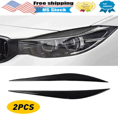 Para BMW Serie 3 2013-2019 Faro párpado cubierta ceja trasera fibra de carbono Foto 1 de 4