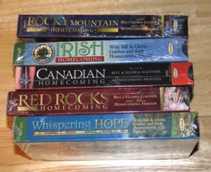 Bill & Gloria Gaither Homecoming Gospel Video 5 VHS Lot New Factory Sealed - Picture 1 of 6