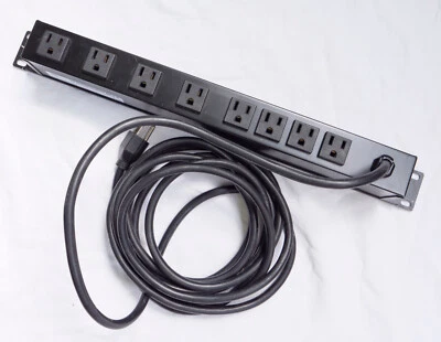 Wiremold Legrand Rackmount 8-Outlet Power Strip Model J08 - Image 1 of 4
