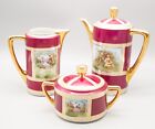 Antique Epiag Royal Czechoslovakia Vienna  Roman Style Porcelain Teapot Sets
