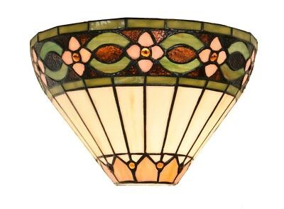 Elegant Tiffany Style Wall Light - Image 1 of 4