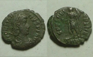 Constantius Emperor globe spear SPES REIPVBLICE Rare Ancient Roman coin Cyzicus - Picture 1 of 4