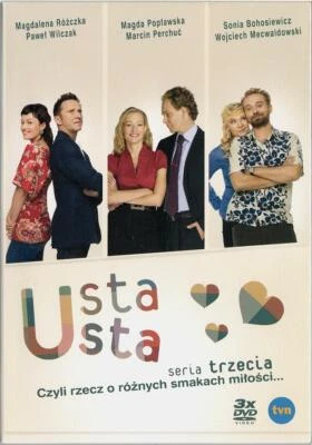 Usta Usta - seria 3 (DVD 3 disc) Pawel Wilczak, Magdalena Rozczka POLSKI POLISH - Image 1 of 2