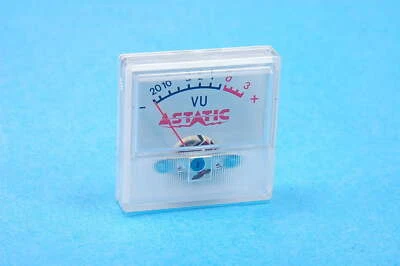 New Astatic  - DE-2237 - Meter, Analog VU Meter. -20 to +3db.  - Image 1 of 3