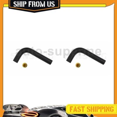 Steering Pressure Line Hose Cooler To Pipe 2x For 1991-1993 Nissan Sentra 1.6L - Image 1 of 4