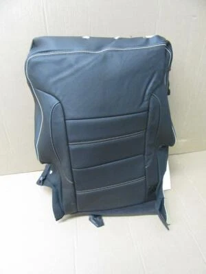 Cubierta de asiento de cuero delantera izquierda lado del conductor OEM 17 GMC Acadia Denali negra 84134843 Foto 1 de 4