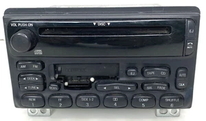 02 03 04 05 FORD EXPLORER AM FM RADIO CASSETTE DISC CD PLAYER 3L2T-18C868-DC OEM - Picture 1 of 9