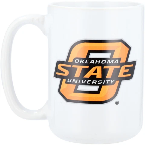 Oklahoma State Cowboys 15oz. Primary Logo Mug Cover